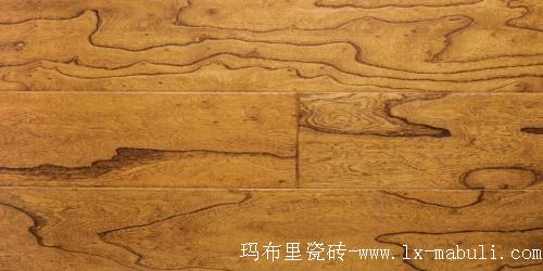 黃色榆木原木切片
