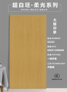 55°超白坯木紋磚-S6222