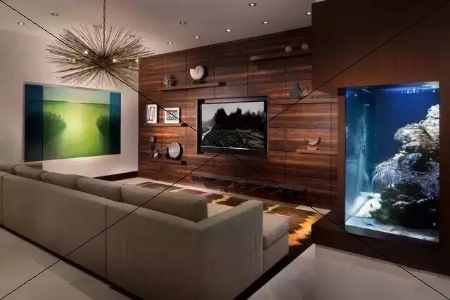 木纹砖客厅背景墙效果图1.jpg