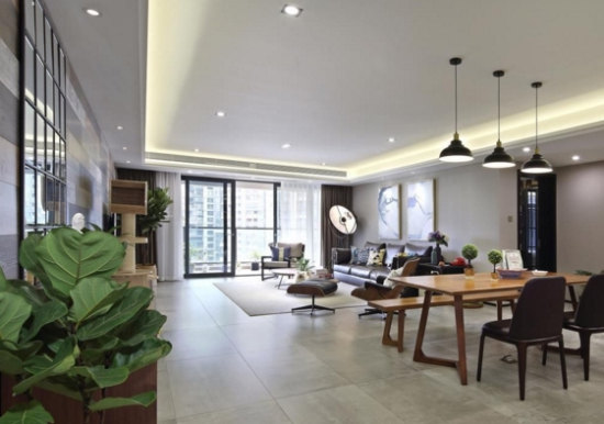 餐厅仿古水泥砖室内装修效果图.jpg 餐厅仿古水泥砖室内装修效果图.jpg