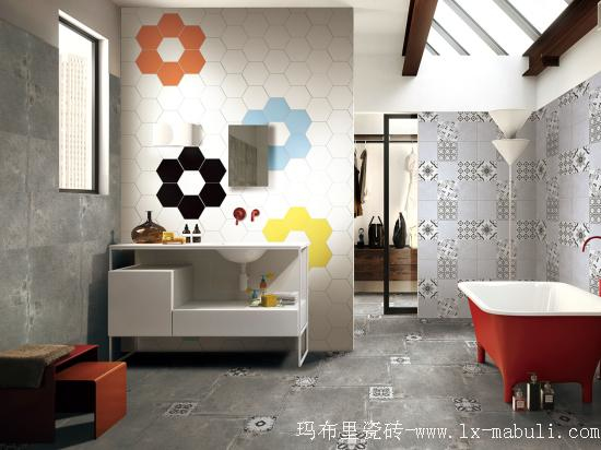 仿古水泥砖与六角砖搭配.jpg 仿古水泥砖与六角砖搭配.jpg