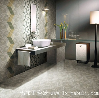 六角砖背景墙装修效果图13.jpg