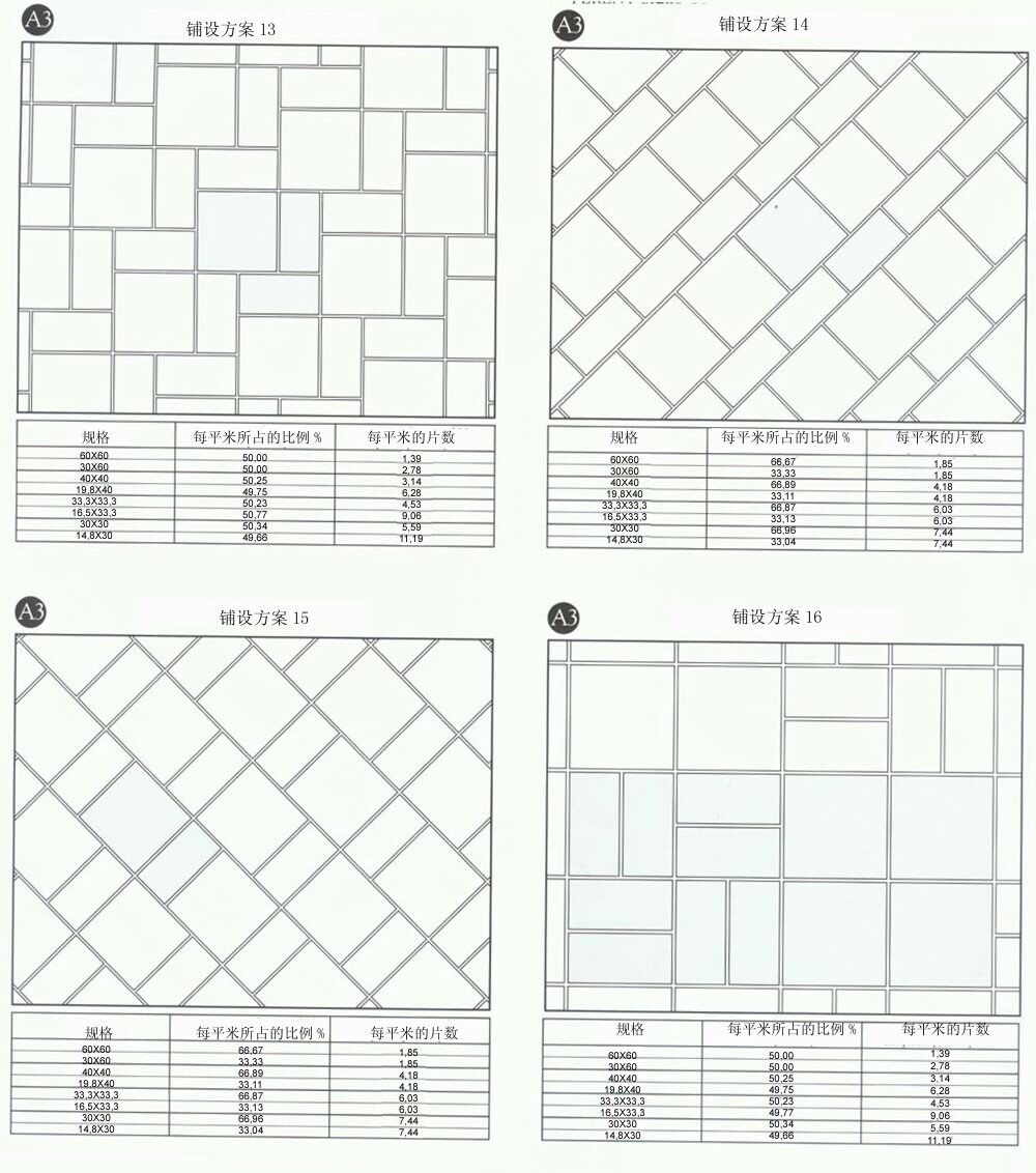 古建地砖常用铺法图片